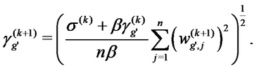 Mathematical equation